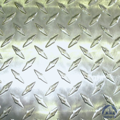 Рифлёный алюминиевый лист "Чечевица" 1,5х1500х3000 мм АМГ2НР купить в Волгограде